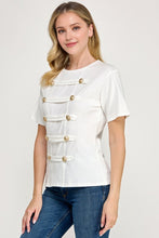 Cargar imagen en el visor de la galería, Blusa estilo Napoleon
