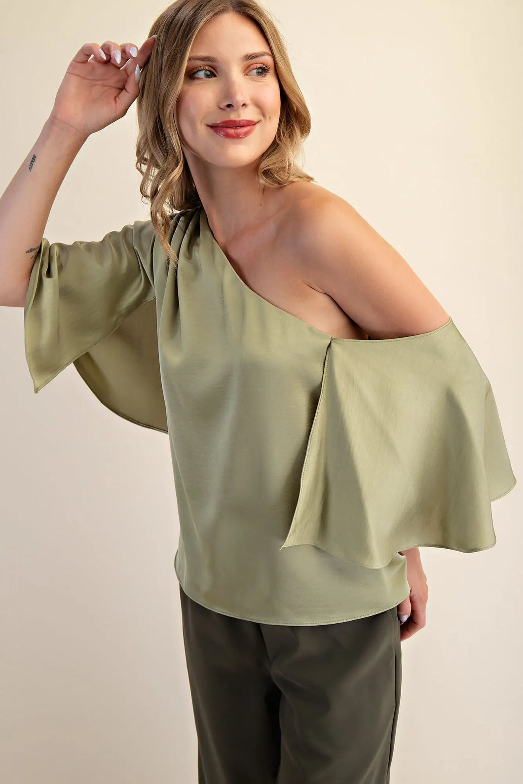 Blusa Satin Mate