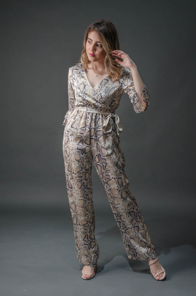 Animal Print Jumpsuit