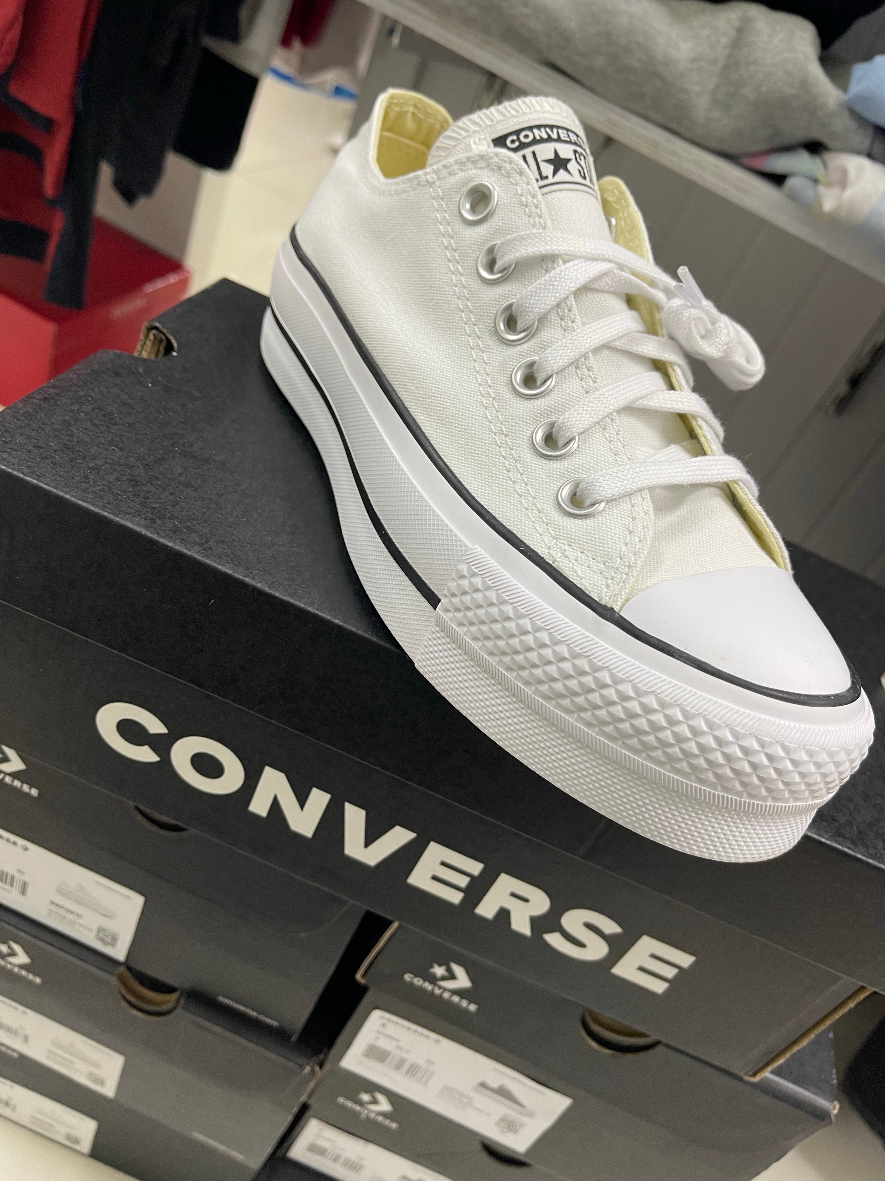 Converse altos blancos sale